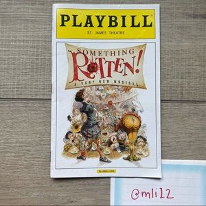 PLAYBILL Something Rotten on Broadway
